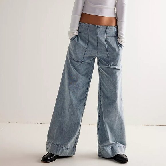 We The Free Breezy Denim PullOn Jeans - Picture 1 of 4